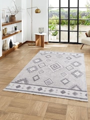 Think Rugs Grey Whisper H1066 Modern Rug - Image 1 of 6