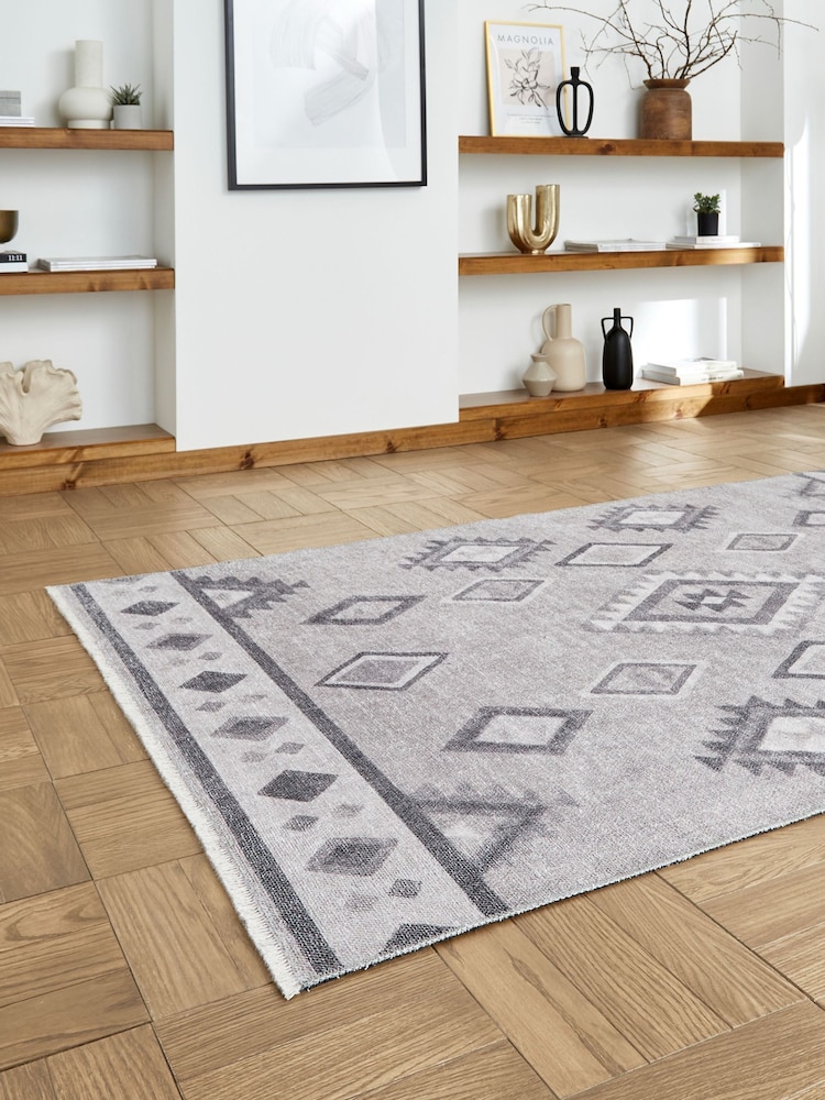 Think Rugs Grey Whisper H1066 Modern Rug - Image 2 of 6
