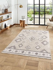 Think Rugs Beige Whisper Modern Rug - Image 1 of 6