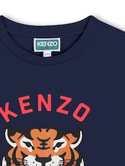KENZO KIDS Graphic Logo Crew Neck Short Sleeve T-Shirt - Image 3 of 3