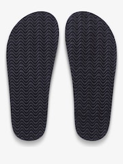 Roxy Chocolate Brown Mannae Buckle Texture Sliders - Image 7 of 7