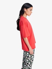 Roxy Pink Hangloose Poster Graphic T-Shirt - Image 5 of 6