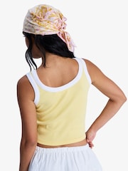 Roxy Green Floral Keep It Cool Scoop Neck Tank Top - Image 2 of 6