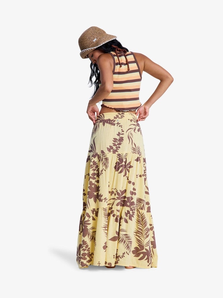 Roxy Floral After Hours Tierred Maxi Skirt - Bild 2 von 5