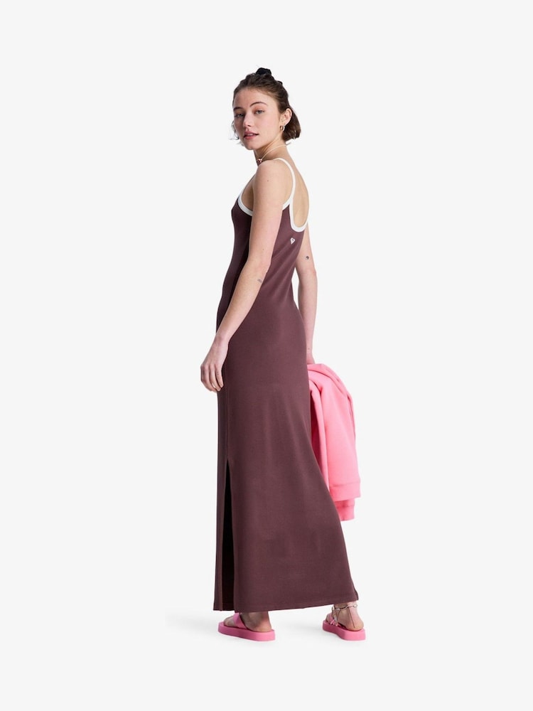 Roxy dolga obleka iz džersija brez rokavov z logotipom Sugar Sands - Slika 2 iz 5