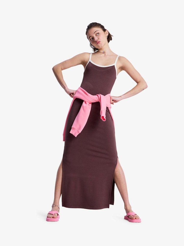 Roxy dolga obleka iz džersija brez rokavov z logotipom Sugar Sands - Slika 5 iz 5