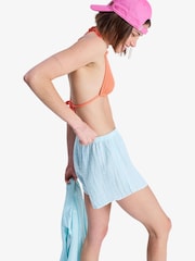 Roxy Salty Bliss Stripe Button Shorts - 画像 2 / 5