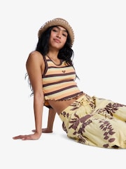 Roxy Sunslight Boost Stripe Logo Scoop Neck Tank Top - Bild 1 von 6