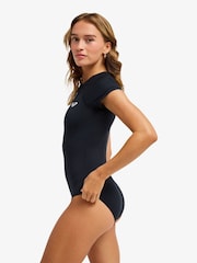 Roxy Essentials Zipped Short Sleeve Logo Swimsuit - Изображение 3 5