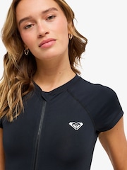 Roxy Essentials Zipped Short Sleeve Logo Swimsuit - Изображение 5 5