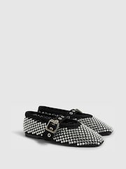 River Island Black Embellished Mary Jane Shoes - Image 3 of 6