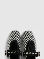 River Island Black Embellished Mary Jane Shoes - Image 6 of 6