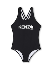 Kenzo Kids Logo Black Swimming Costume - Image 1 of 3
