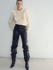 Mango White Frill Jumper - Image 2 of 6