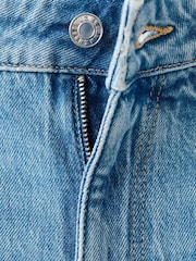 Mango Light Blue Mid Rise Flare Jeans - Image 6 of 6