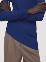 Mango Blue Asymmetric Jumper - Image 5 of 7