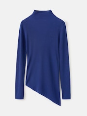 Mango Blue Asymmetric Jumper - Image 6 of 7