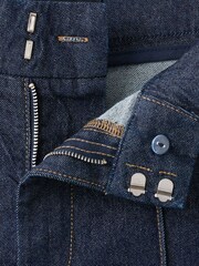 Mango Blue Wide Leg Seam Detail Jeans - Image 7 of 7
