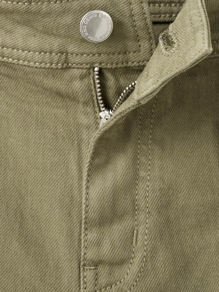 Mango Green Wide Leg Pocket Detailed Jeans - Image 5 of 5 Mango Green Wide Leg Pocket Detailed Jeans - Image 5 of 5