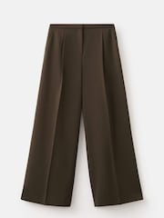 Mango Brown Wide Leg Tailored Trousers - Image 5 of 6
