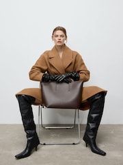 Mango Brown Effect Tote Bag - Image 1 of 4