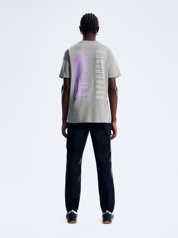 Gris - Monte Berghaus 10 Camiseta Básico - Imagen 2 de 6