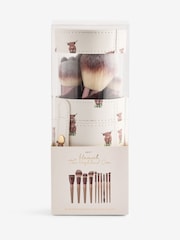Krémová - 10 Pieces sada štětců na make-up Hamish the Highland Cow & Cestovní pouzdro - Obrázek 3 z 4