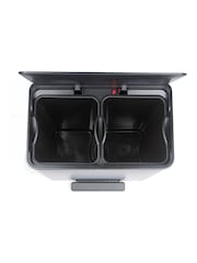 Salter Black Dual 60L Pedal Bin - Image 11 of 12