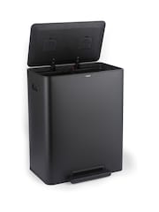 Salter Black Dual 60L Pedal Bin - Image 9 of 12