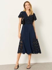 FatFace Lace Dress - Պատկեր 1 6-ից
