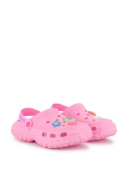 Billieblush Pink Clogs Sandals With Charms - Image 4 of 8