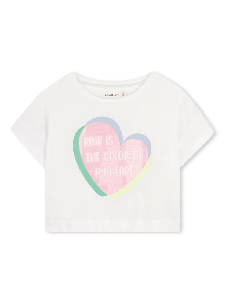 Billieblush Graphic White T-Shirt & Gingham Shorts Set - Image 8 of 8 Billieblush Graphic White T-Shirt & Gingham Shorts Set - Image 8 of 8