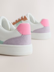 Pastel Colour Block Barefoot Lace-up Trainers - Image 5 of 5