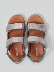 Zig+Star Silver Solar Junior Strap Sandals - Image 2 of 3