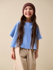Blue Oversized Boxy T-Shirt (3-16yrs) - Image 4 of 7
