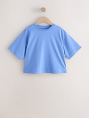 Blue Oversized Boxy T-Shirt (3-16yrs) - Image 5 of 7