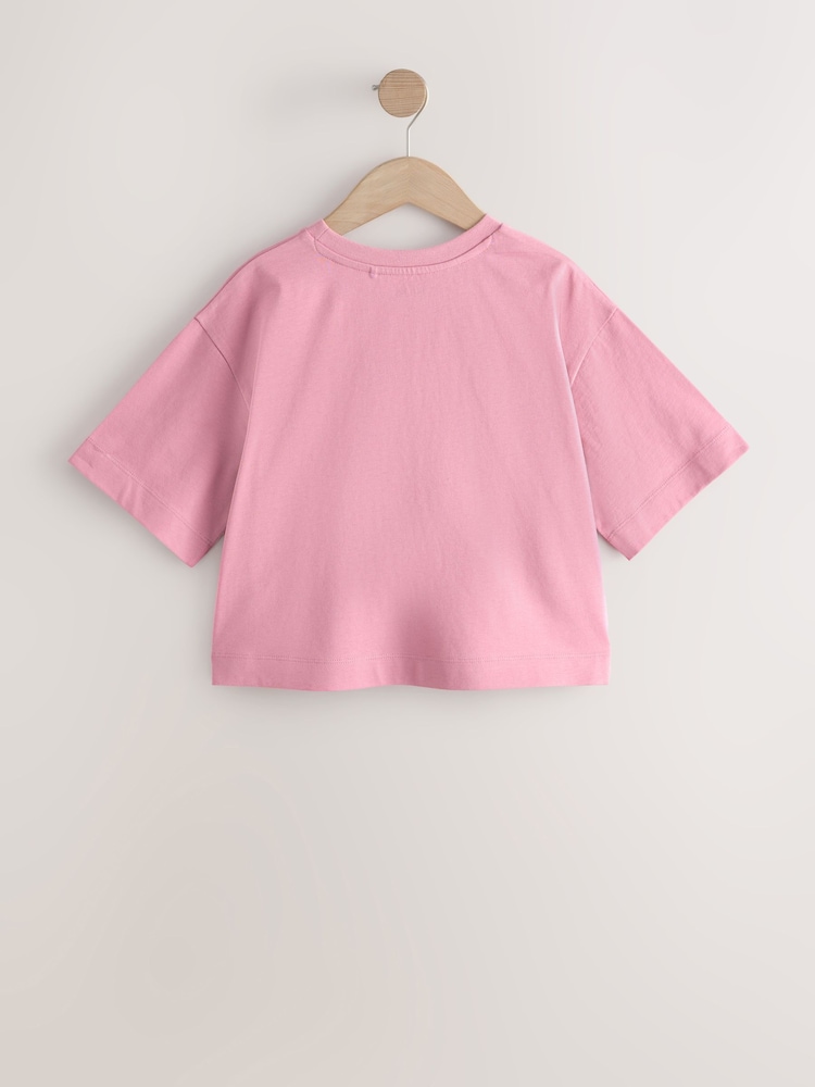 Purple Oversized Boxy T-Shirt (3-16yrs) - Image 2 of 4