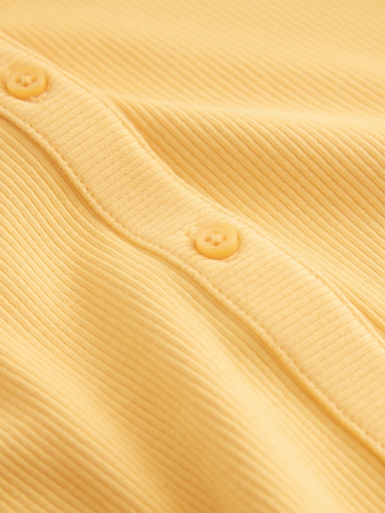 Orange Short Sleeve Ribbed Cardigan (3-16yrs) - Image 7 of 7