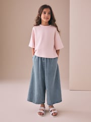 Pink Supersoft Oversized Boxy T-Shirt (3-16yrs) - Image 2 of 9