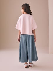 Pink Supersoft Oversized Boxy T-Shirt (3-16yrs) - Image 4 of 9