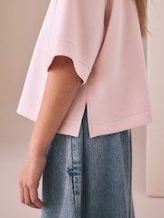 Pink Supersoft Oversized Boxy T-Shirt (3-16yrs) - Image 5 of 9