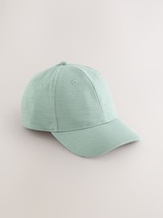 Sage Green Jersey Cotton Cap (3mths-13yrs) - Image 1 of 3