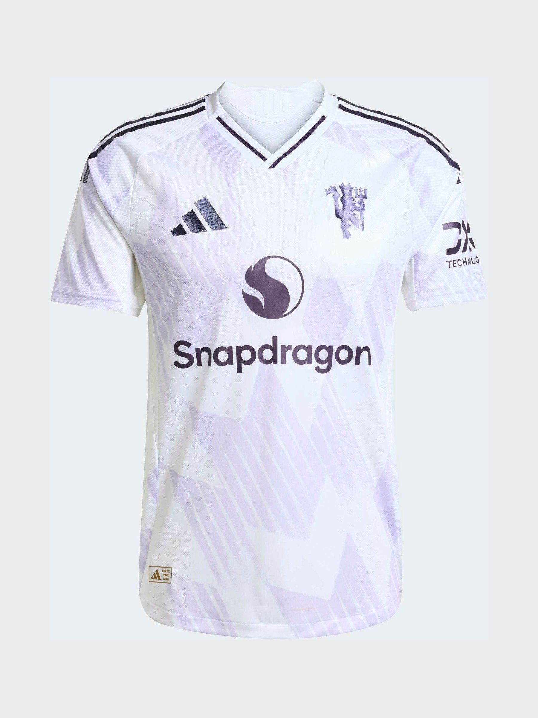 Buy adidas White Manchester United Away Authentic Football Shirt