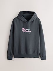 Slate Grey Pather Licence Graphic Hoodie - Image 7 of 10