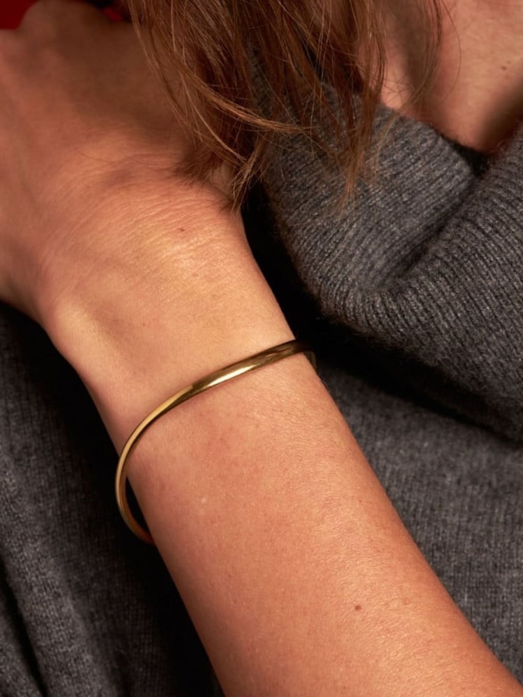 Dinny Hall Gold Wave Cuff Bracelet - Image 3 of 3