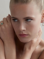 Plateado - Dinny Hall Thalassa Click Hoops Earrings - Imagen 3 de 3