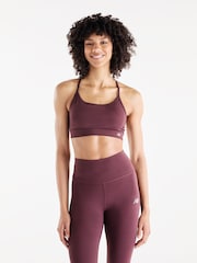 New Balance Brown Essential Yoga Bra - Image 1 of 5