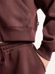 New Balance Brown Trackside Fleece Full Zip Hoodie - Image 4 of 6