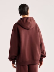 New Balance Brown Trackside Fleece Hoodie - Image 2 of 6