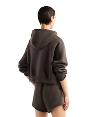 New Balance Black Trackside Fleece Full Zip Hoodie - Image 3 of 5